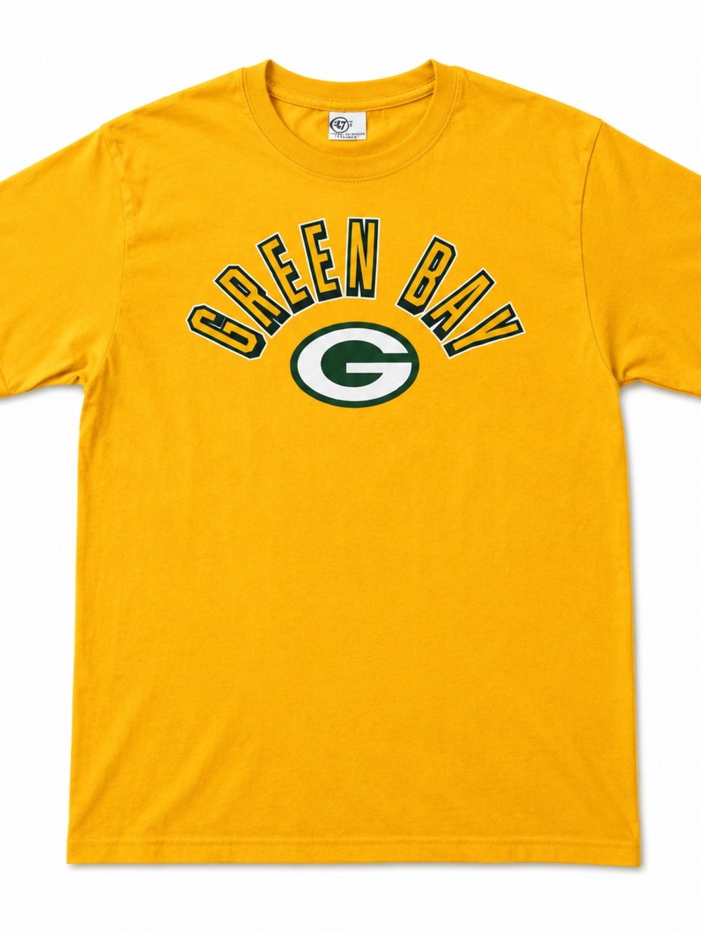 NFL Green Bay Yellow Tee with Green Logo